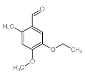 5-ethoxy-4-methoxy-2-methylbenzaldehyde structure