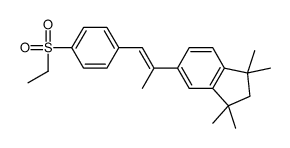 5-[(E)-1-(4-ethylsulfonylphenyl)prop-1-en-2-yl]-1,1,3,3-tetramethyl-2H-indene结构式