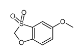 5-methoxy-1,3λ6-benzoxathiole 3,3-dioxide结构式