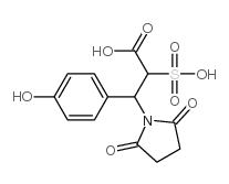 sulfosuccinimidyl-3-(4-hydroxyphenyl)propionate structure