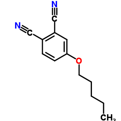 4-(Pentyloxy)phthalonitrile Structure