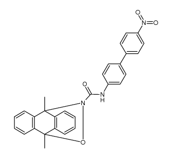 9,10-dihydro-9,10-dimethyl-N-[4-(4-nitrophenyl)phenyl]-9,10-(epoxyimino)anthracene-11-carboxamide Structure