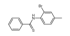 Thiobenzoesaeure-(2-brom-4-methyl-anilid)结构式