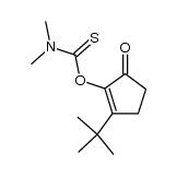 3-tert-butyl-2-[(dimethylthiocarbamoyl)oxy]-2-cyclopenten-1-one结构式