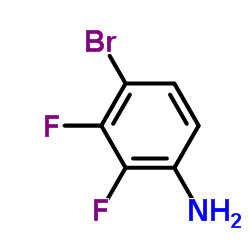 4-溴-2,3-二氟苯胺结构式