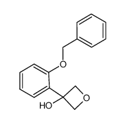 3-(2-(benzyloxy)phenyl)oxetan-3-ol Structure