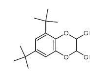 5,7-di-t-butyl-2,3-dichloro-1,4-benzodioxan Structure