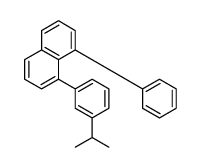 1-phenyl-8-(3-propan-2-ylphenyl)naphthalene结构式