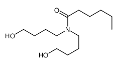 N,N-bis(4-hydroxybutyl)hexanamide结构式