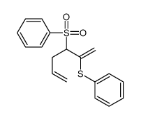3-(benzenesulfonyl)hexa-1,5-dien-2-ylsulfanylbenzene结构式