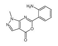 6-(2-aminophenyl)-1-methylpyrazolo[3,4-d][1,3]oxazin-4-one结构式