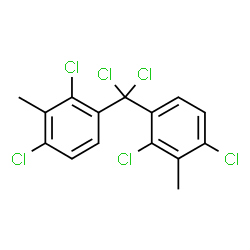 1,1'-(Dichloromethylene)bis(2,4-dichloro-3-methylbenzene) structure
