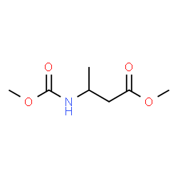 Butanoic acid,3-[(methoxycarbonyl)amino]-,methyl ester Structure