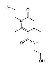 1-(2-Hydroxyethyl)-5-(N-(2-hydroxyethyl)carbamoyl)-4,6-dimethyl-1H-pyrid-2-on Structure