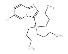 6-Chloro-3-(tributylstannyl)imidazo[1,2-a]pyridine structure