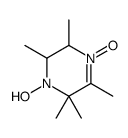 Pyrazine, 1,2,5,6-tetrahydro-1-hydroxy-2,2,3,5,6-pentamethyl-, 4-oxide (9CI) structure