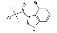 1-(4-bromo-1H-indol-3-yl)-2,2,2-trichloroethanone结构式