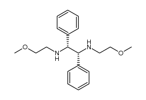 (1R,2R)-N1,N2-bis(2-methoxyethyl)-1,2-diphenylethane-1,2-diamine Structure