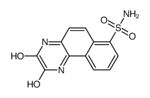 2,3-dihydroxy-7-sulfamoylbenzo(f)quinoxaline picture