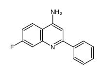 4-Amino-7-fluoro-2-phenylquinoline Structure