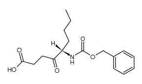 Z-Nle-Ψ(CO-CH2)-Gly-OH结构式