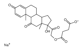 prednisone sodium succinate structure