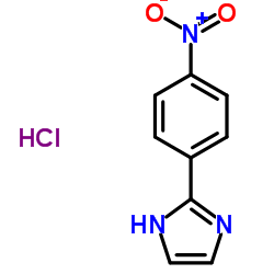 2-(4-Nitrophenyl)-1H-imidazole hydrochloride (1:1) Structure