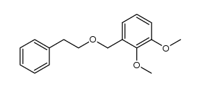 1,2-dimethoxy-3-(phenethoxymethyl)benzene Structure