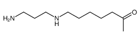 7-(N-(3-aminopropyl)amino)heptan-2-one结构式