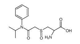 L-ALANINE, 3-[[2-[(1-METHYLETHYL)PHENYLAMINO]-2-OXOETHYL]SULFINYL]- structure