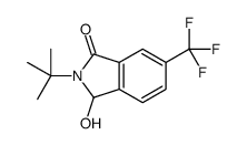 2-(tert-Butyl)-3-hydroxy-6-(trifluoromethyl)isoindolin-1-one structure