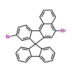 5,9-Dibromospiro[7H-benzo[c]fluorene-7,9'-[9H]fluorene] structure