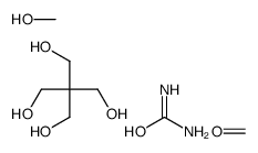 2,2-bis(hydroxymethyl)propane-1,3-diol,formaldehyde,methanol,urea Structure