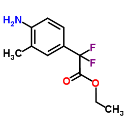 Ethyl (4-amino-3-methylphenyl)(difluoro)acetate Structure