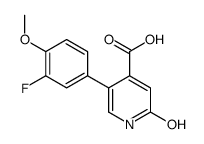 5-(3-fluoro-4-methoxyphenyl)-2-oxo-1H-pyridine-4-carboxylic acid Structure