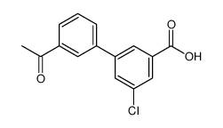 3-(3-acetylphenyl)-5-chlorobenzoic acid Structure