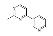 2-METHYL-4-(PYRIDIN-3-YL)PYRIMIDINE structure