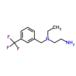 N-Ethyl-N-[3-(trifluoromethyl)benzyl]-1,2-ethanediamine结构式