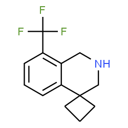 8'-(Trifluoromethyl)-2',3'-dihydro-1'H-spiro[cyclobutane-1,4'-isoquinoline] structure