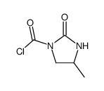 4-methyl-2-oxo-imidazolidine-1-carbonyl chloride结构式