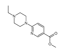 methyl 6-(4-ethylpiperazin-1-yl)pyridine-3-carboxylate Structure