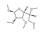 methyl-(tetra-O-methyl-α-D-glucofuranoside) Structure