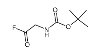 Carbamic acid, (2-fluoro-2-oxoethyl)-, 1,1-dimethylethyl ester (9CI) Structure