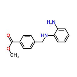 Methyl 4-{[(2-aminophenyl)amino]methyl}benzoate结构式