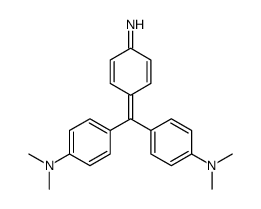 4-[[4-(dimethylamino)phenyl]-(4-iminocyclohexa-2,5-dien-1-ylidene)methyl]-N,N-dimethylaniline Structure