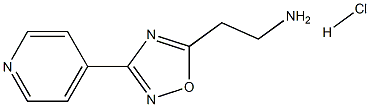 2-(3-(Pyridin-4-yl)-1,2,4-oxadiazol-5-yl)ethan-1-amine hydrochloride Structure
