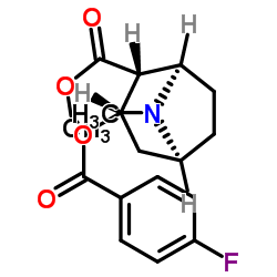 4'-Fluorococaine structure