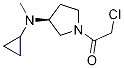 2-Chloro-1-[(S)-3-(cyclopropyl-Methyl-aMino)-pyrrolidin-1-yl]-ethanone Structure