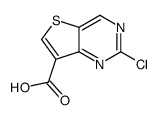 2-chlorothieno[3,2-d]pyrimidine-7-carboxylic acid结构式