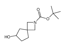 6-羟基-2-氮杂螺并[3.4]辛烷-2-羧酸叔丁酯结构式